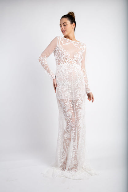 The Fioana Lee Lace Wedding Gown