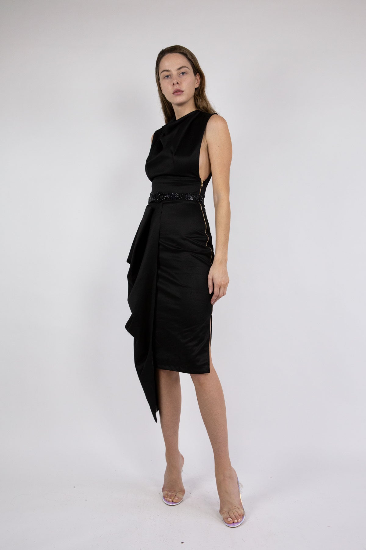 The Kerena Zippered Party Dress