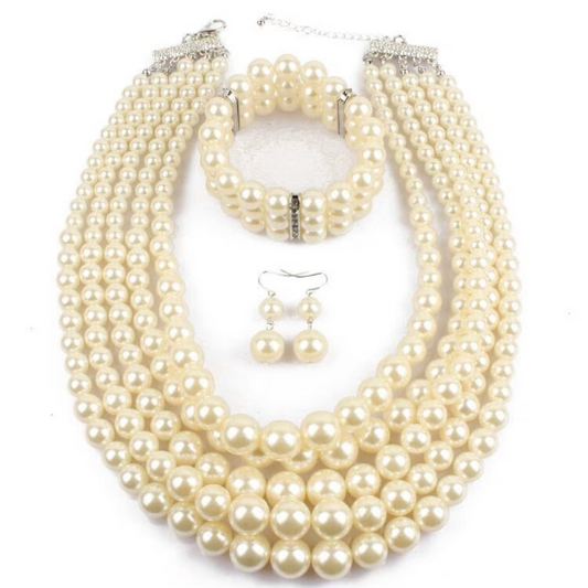 The Five Strand Pearl Set