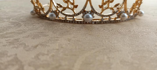 The Golden Princess Beaded Tiara