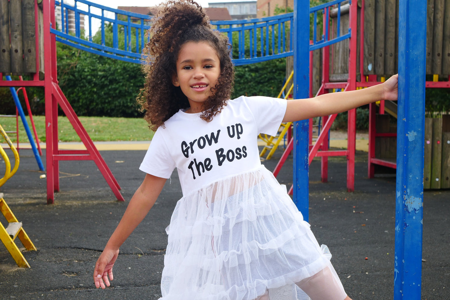 The Boss Tutu Shirt Dress