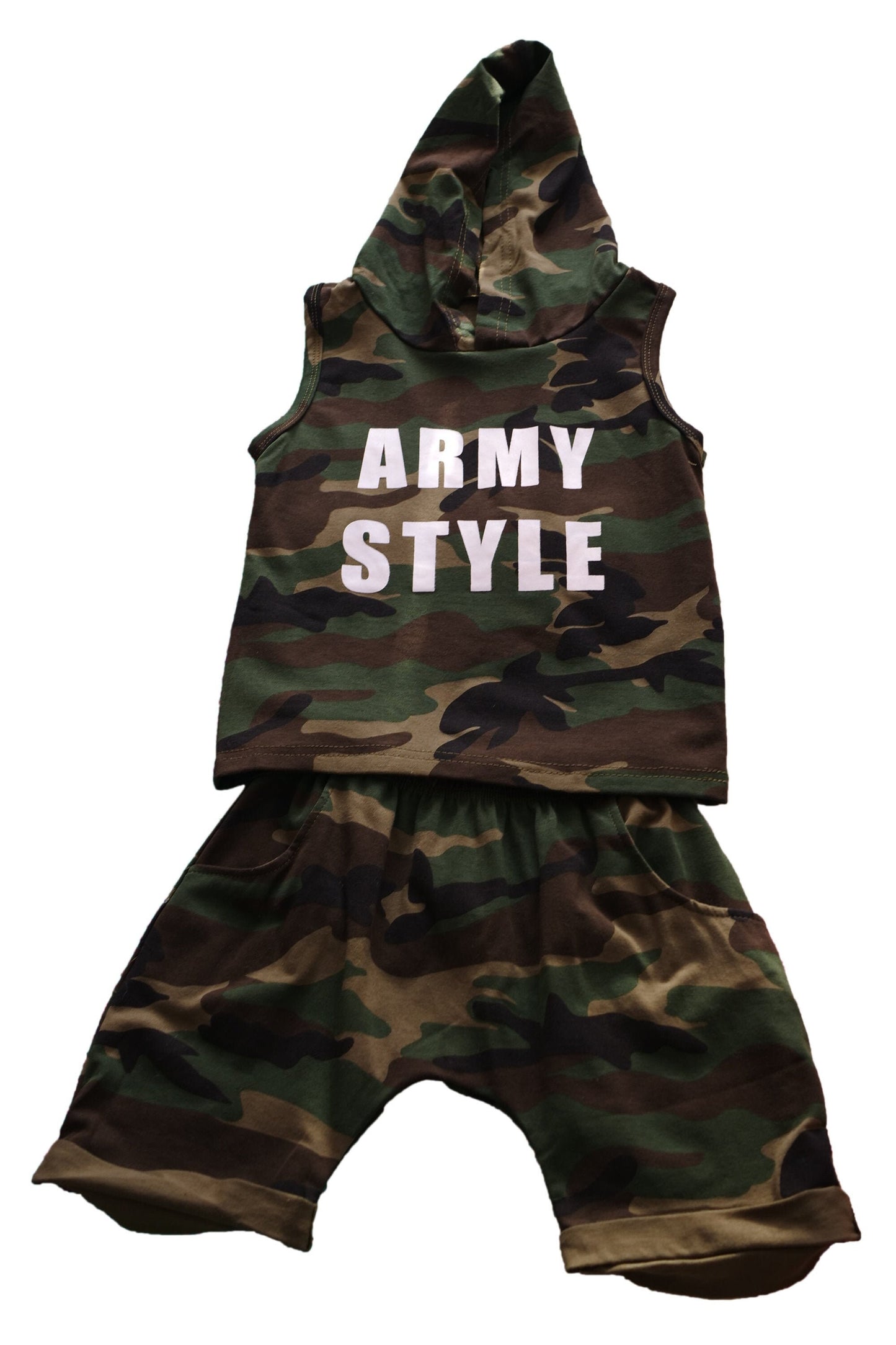 The Army Fatigue Hoody Set