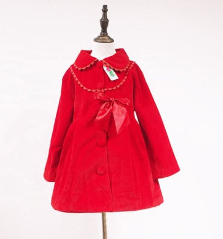 My Little Red Velvet Coat