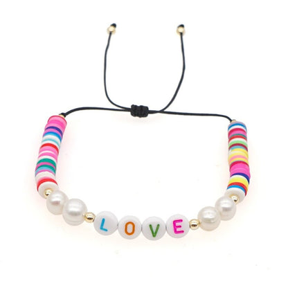 The Bohemian Beaded Love Bracelet