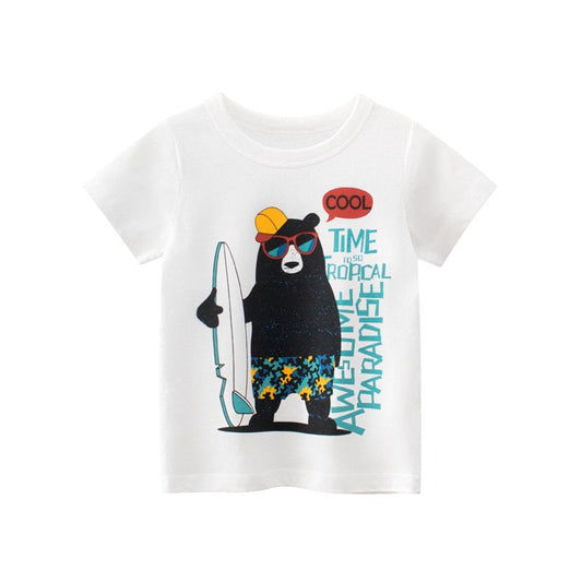 Super Cool Surfer Bear T-Shirt