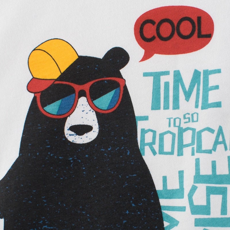 Super Cool Surfer Bear T-Shirt