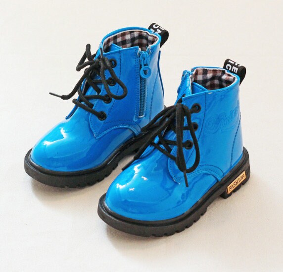 Candy Boots in Electric Blue