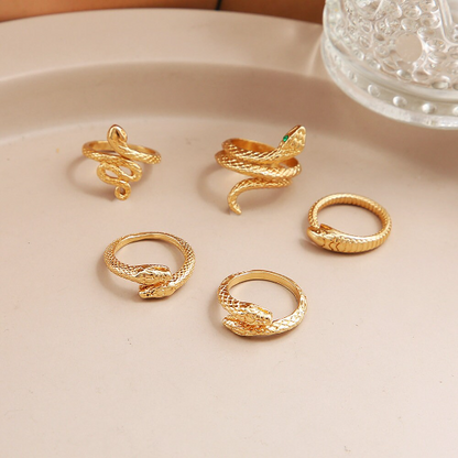 The Family of Vipers Ring Set