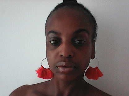 Tassel In Red, The Earrings