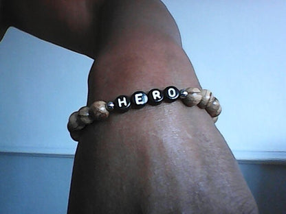 The Hero beaded bracelet