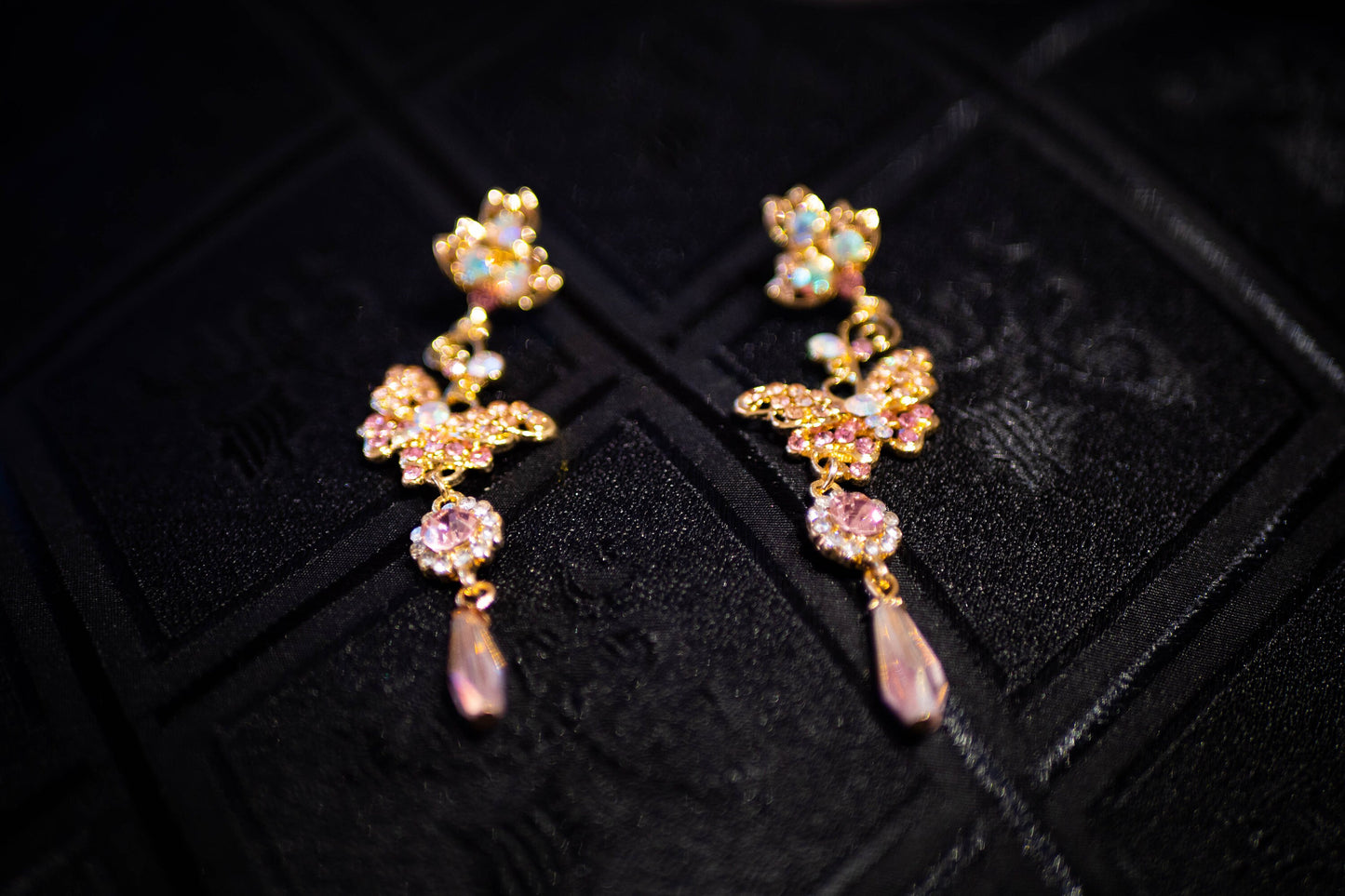 The Butterfly Rhinestone Earrings