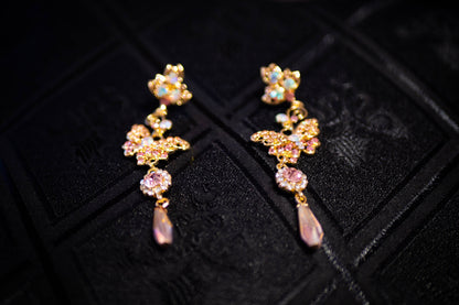 The Butterfly Rhinestone Earrings