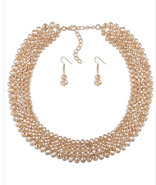 Cleopatra Beaded Necklace Set