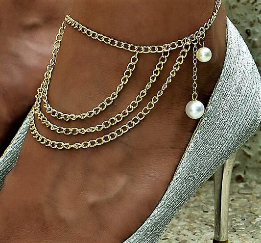 She Wore Pearls, An Anklet