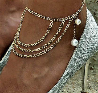 She Wore Pearls, An Anklet