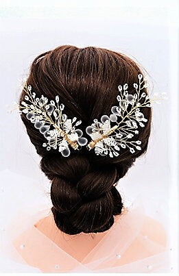 The Cascading Crystal Hair Accessory Set