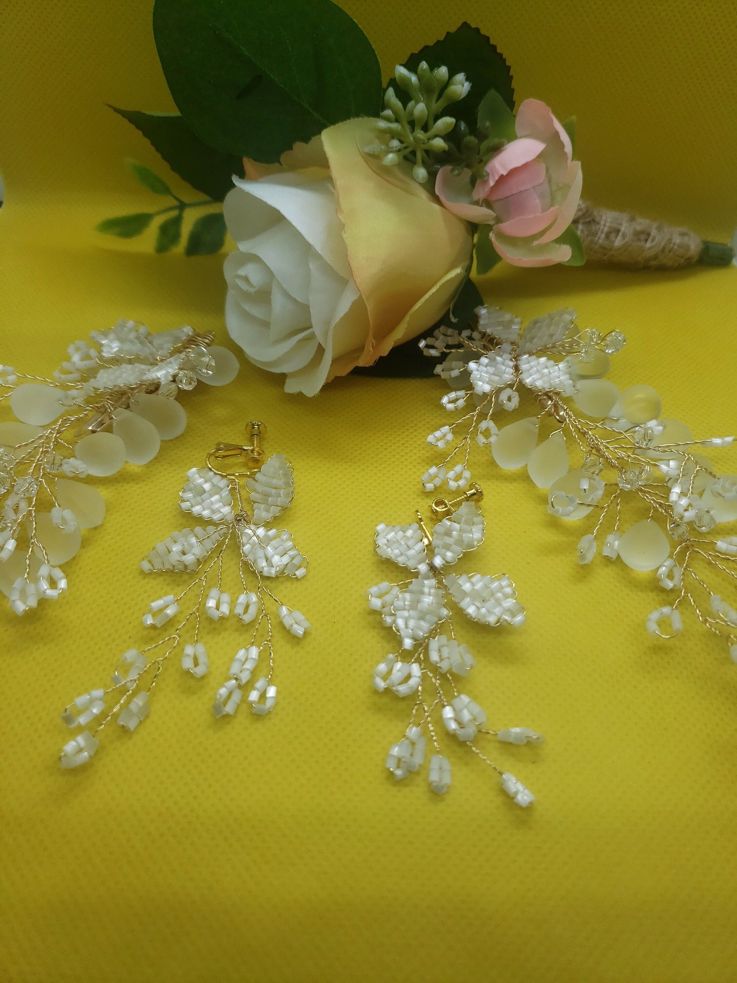 The Cascading Crystal Hair Accessory Set