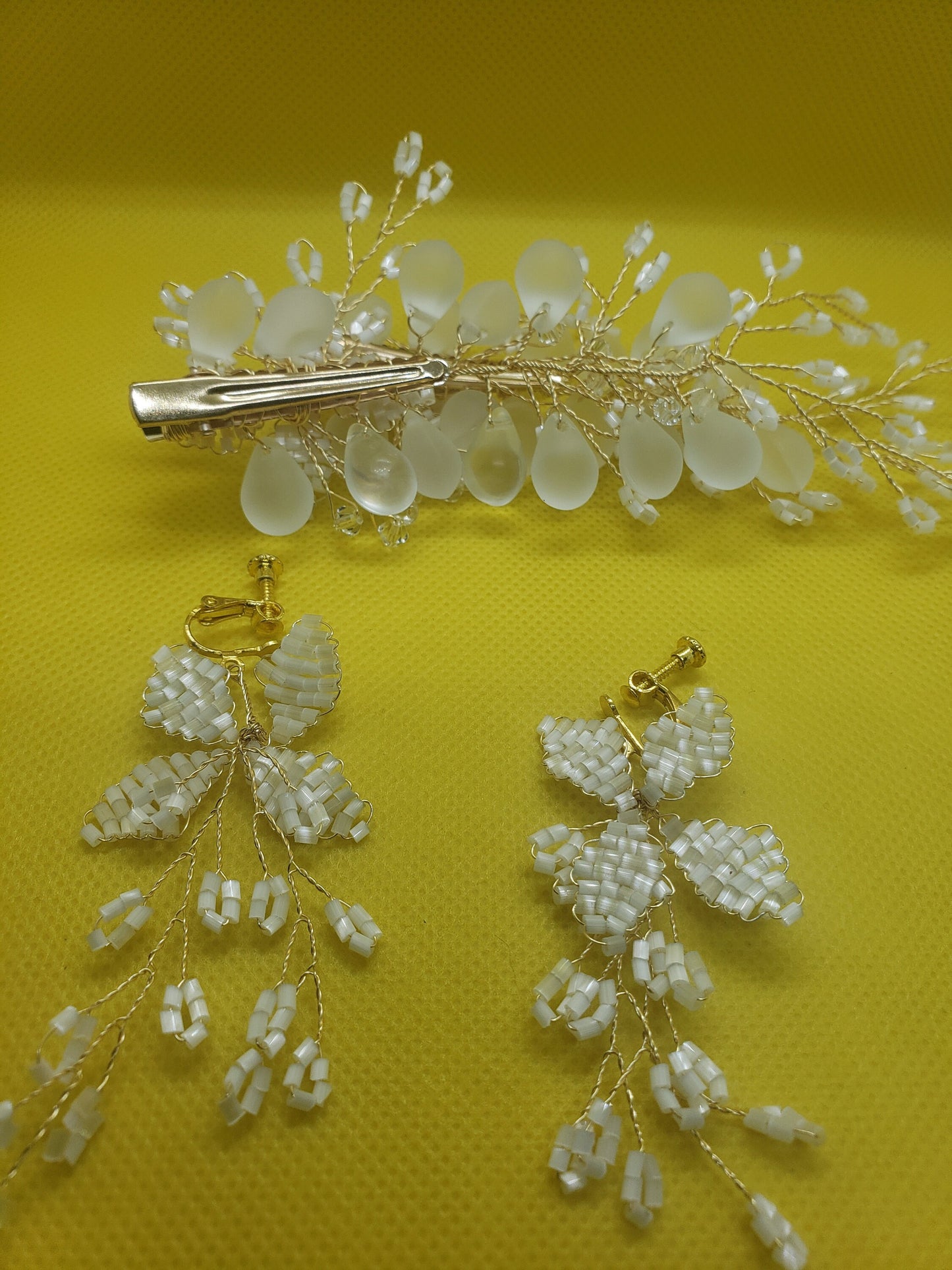 The Cascading Crystal Hair Accessory Set