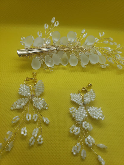 The Cascading Crystal Hair Accessory Set