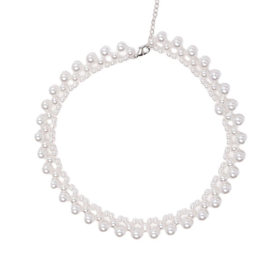 The Double -Tiered Pearl Choker