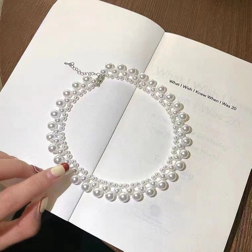 The Double -Tiered Pearl Choker