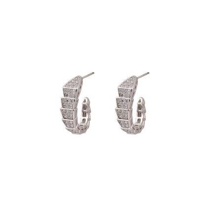 The Hook-Style Rhinestone Earring