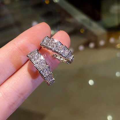 The Hook-Style Rhinestone Earring