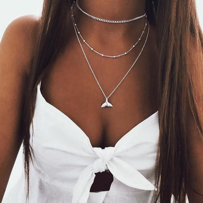 The Three Piece Wishbone Necklace Set