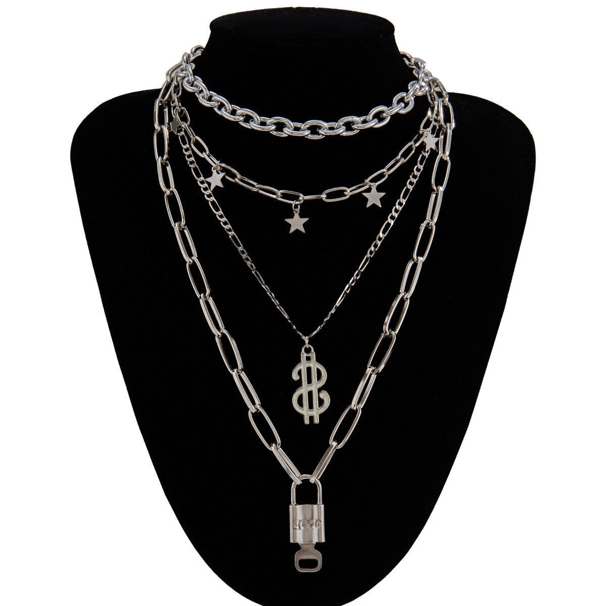 The Lock And Key Necklace Set