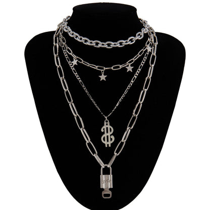 The Lock And Key Necklace Set