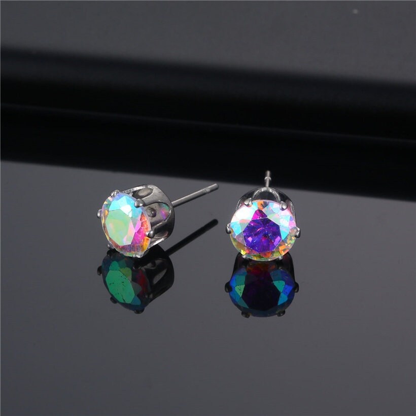 The Shimmering Rhinestone Gem Studs