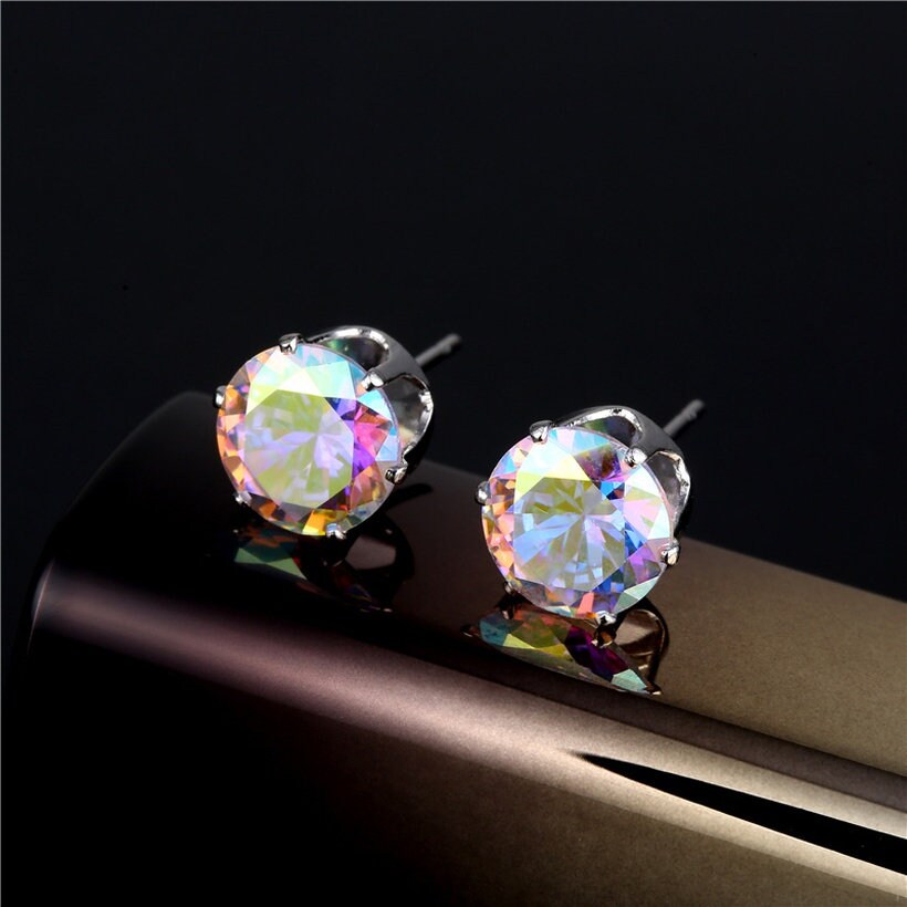 The Shimmering Rhinestone Gem Studs