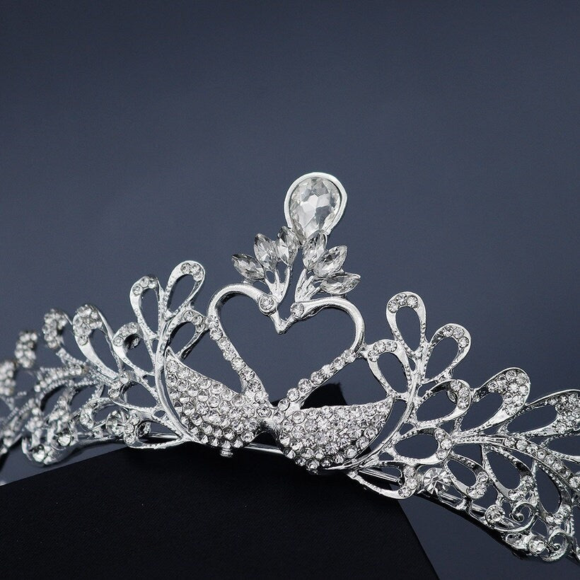 The Kissing Swans Tiara