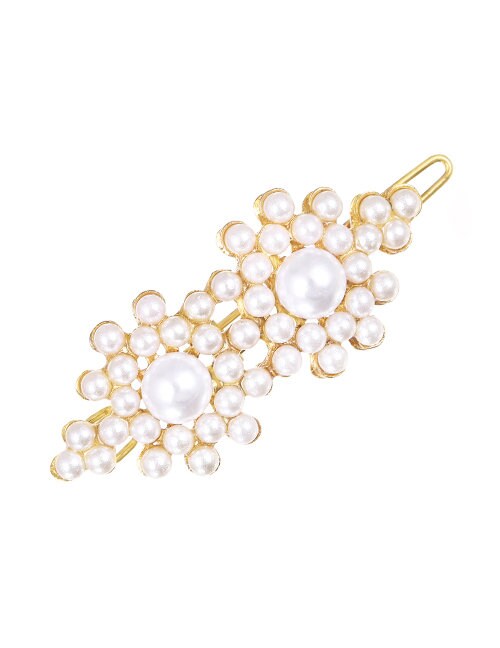 The Floral Pearl Barrette