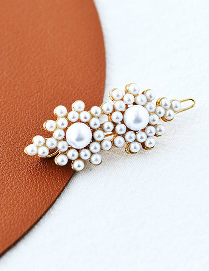 The Floral Pearl Barrette