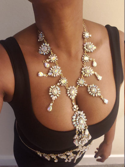 The Teardrop Bejewelled Body Chain