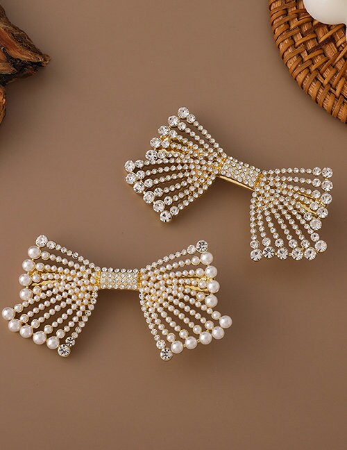 The Rhinestone Bow Clip Set