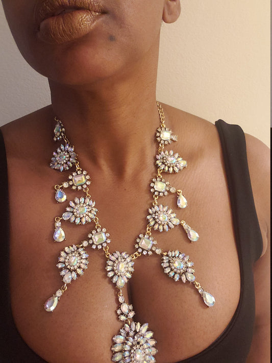 The Teardrop Bejewelled Body Chain