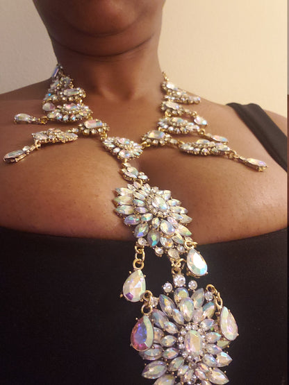 The Teardrop Bejewelled Body Chain