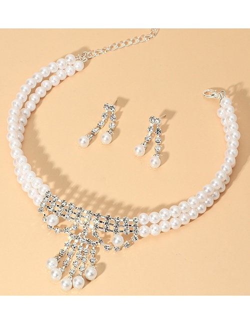 The Maya Pearl & Rhinestone Set