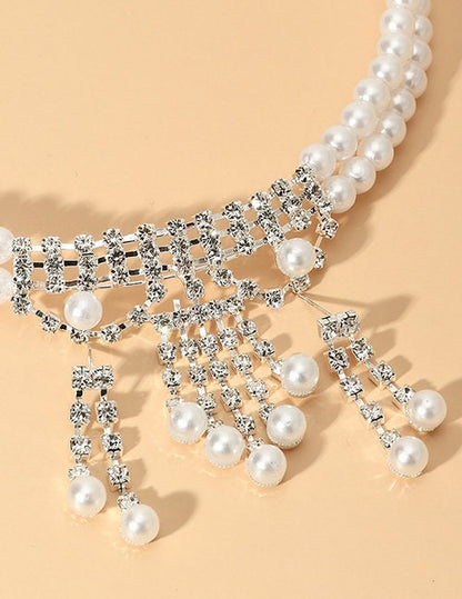 The Maya Pearl & Rhinestone Set