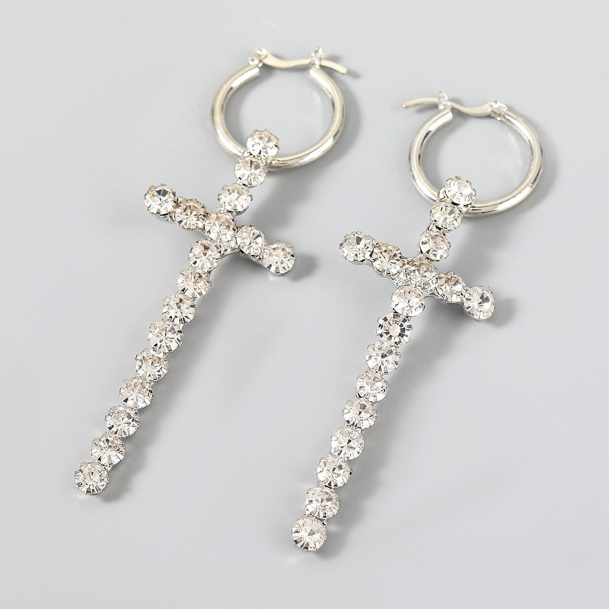 The Retro Cross Earrings