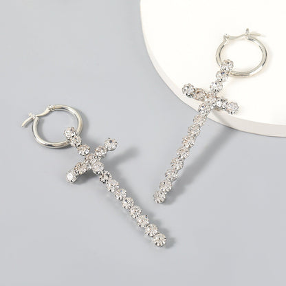 The Retro Cross Earrings