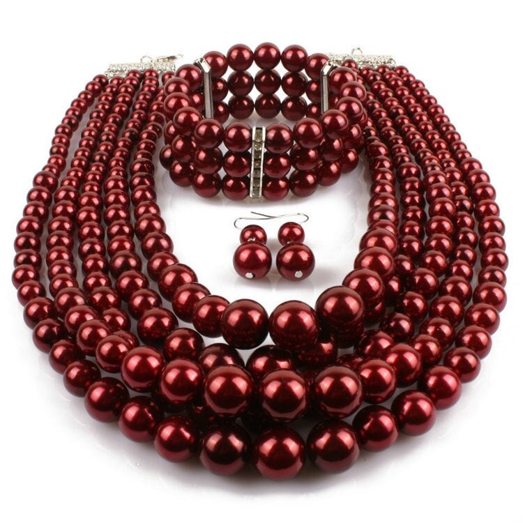 The Five Strand Pearl Set