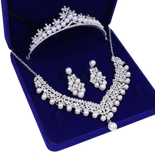 The Sasha Rose Tiara Necklace Set