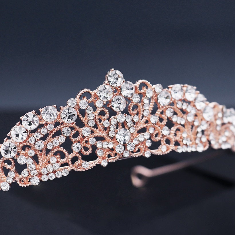 The Rustic Rose Gold Tiara