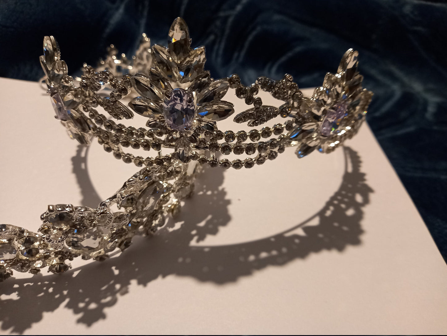 The Iridescent Floral Tiara