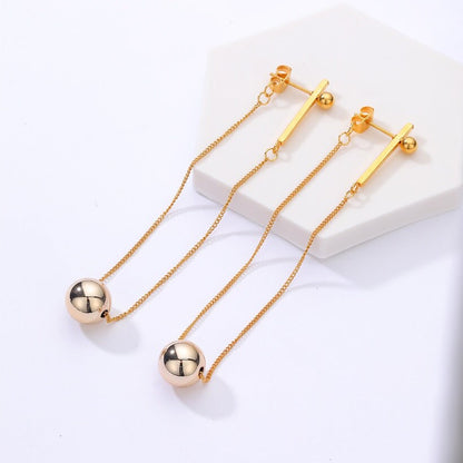 The Drop Ball Earrings