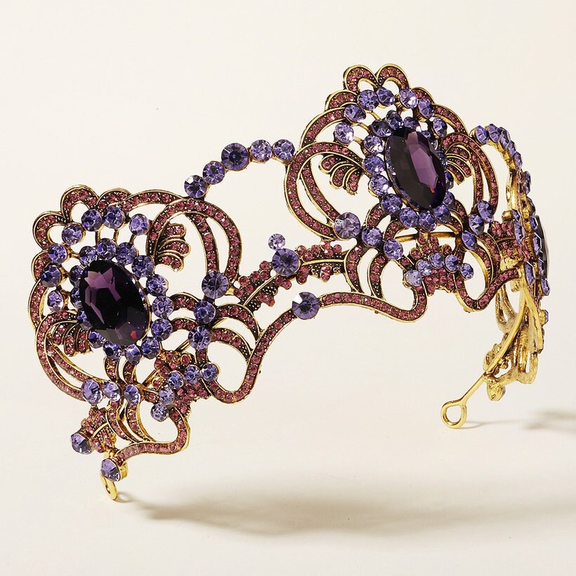 The Royal Purple And Violet Princess Tiara