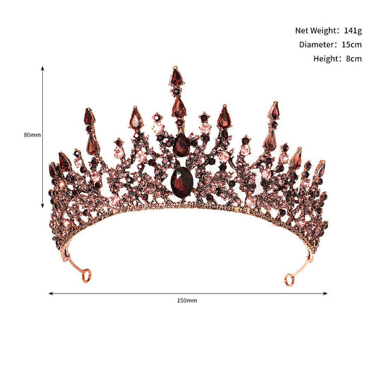 The Fine Wine And Violet Vintage Style Tiara